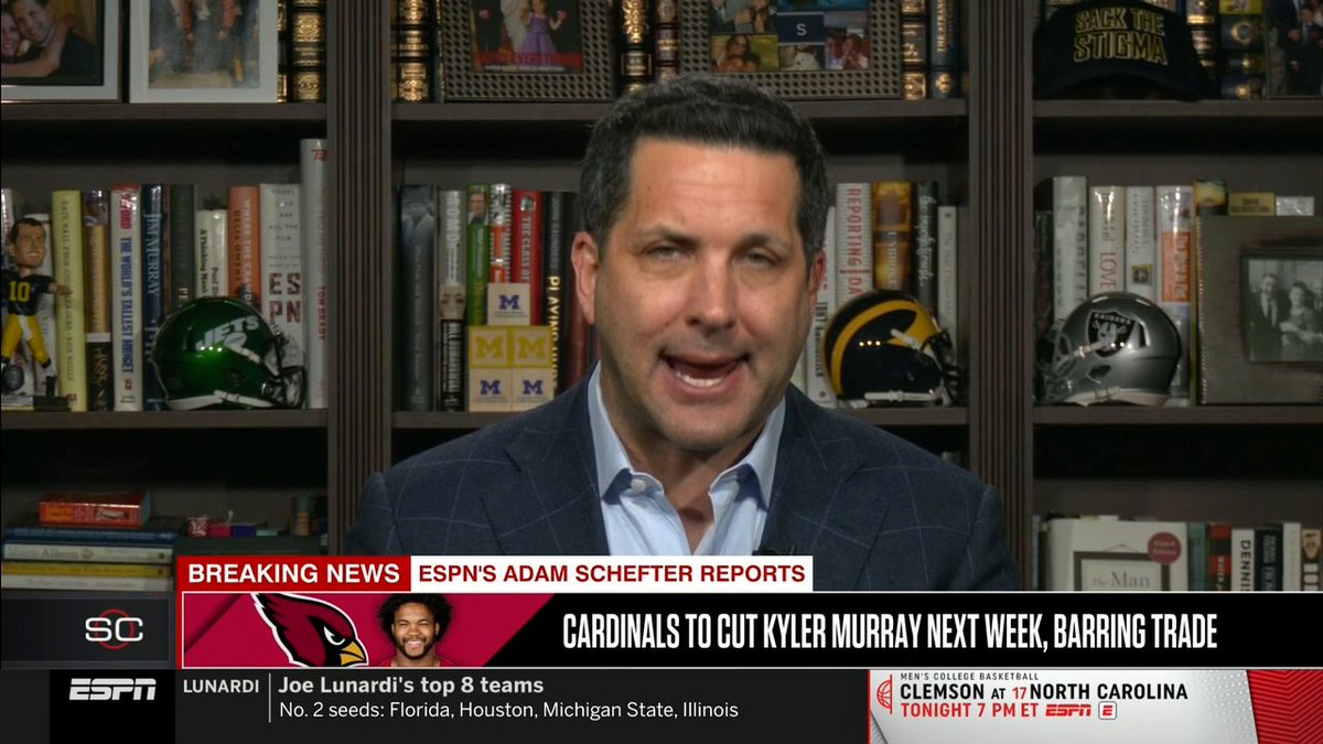 "He becomes one of the top quarterbacks available in the free agent market. ... Kyler Murray now can sit back and cherry pick the option and organization that he wants."
@AdamSchefter on the future of Kyler Murray 🔮