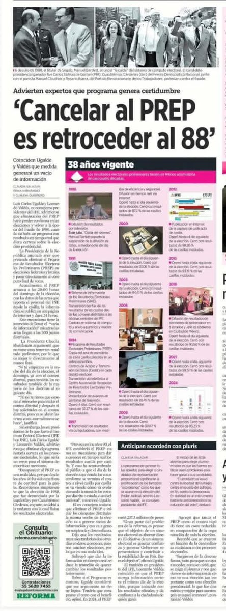 clausrichart's tweet image. "El #PREP se queda”, declara el senador Ignacio Mier

No que el pueblo bueno y sabio exigía se quitara como dijo la líder del #CartelDeMorena @Claudiashein?

El líder de la mayoría oficialista dejó en ridículo a su presidente y demostró que la #ReformaElectoral es una #LeyMaduro