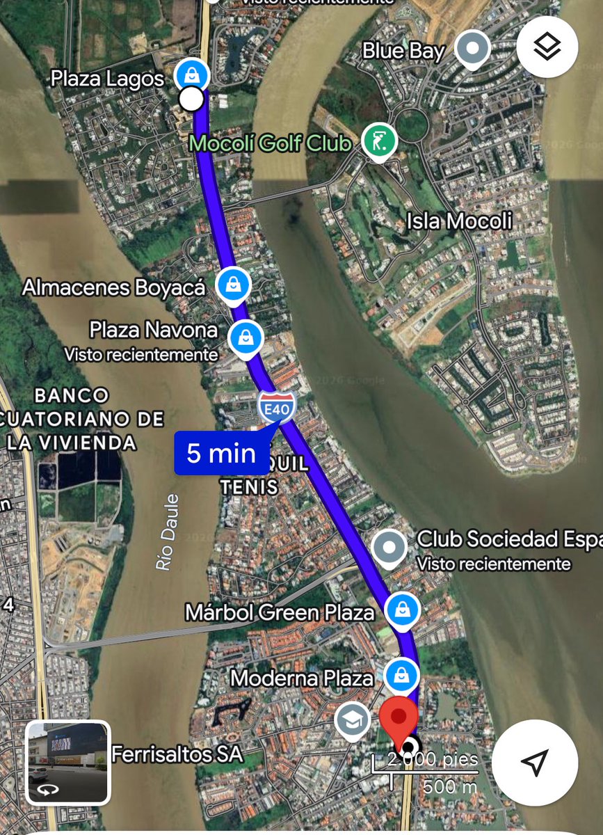 #ATVInforma |   

🚗 Si te diriges desde el C. C. Plaza Lagos (km 6.5) hasta C.C. Alhambra (km 2).

Tu tiempo de recorrido es de: 5 minutos

⬇️

maps.app.goo.gl/CosQmomMomHnUS…