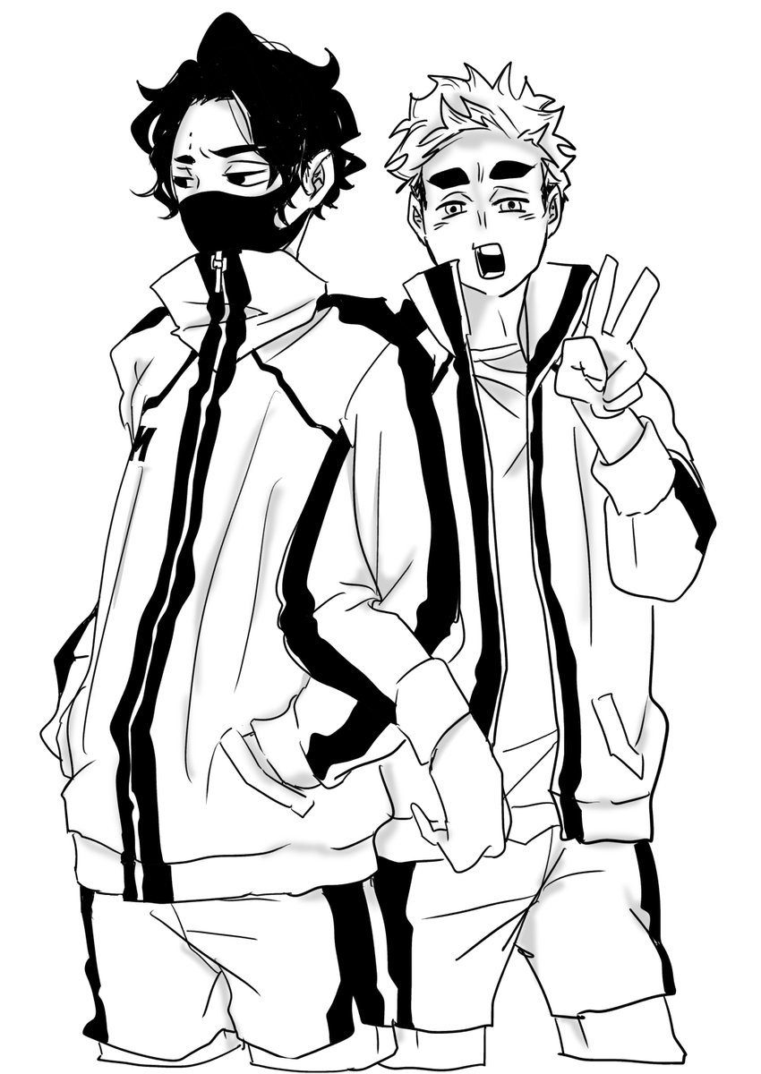 【佐久早/侑】朝からとても良い佐久侑を摂取したので。