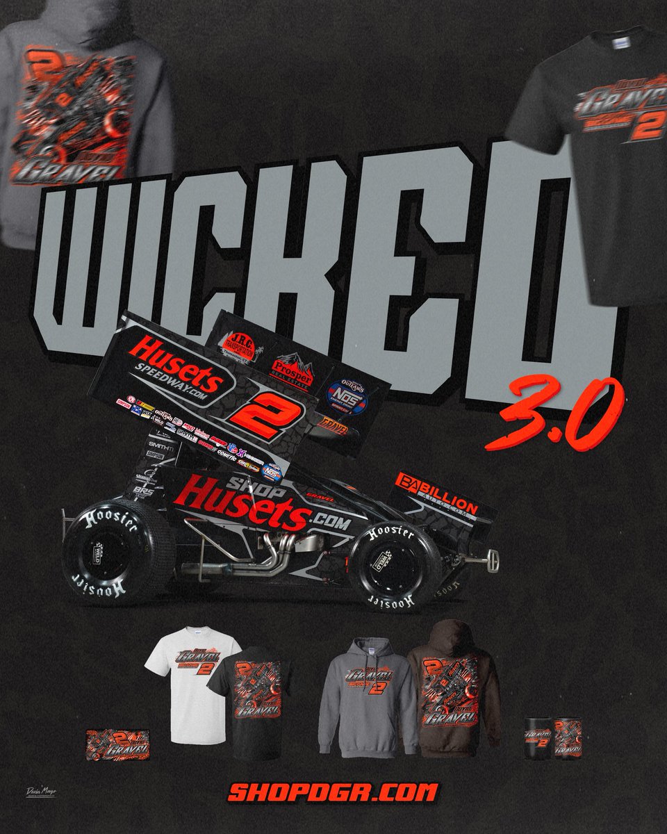 DavidGravel's tweet photo. Have you seen our 2026 Racing Merchandise?? ๐ช๐ฝ๐ฅ #DG2 #NewMerchandise #TwoTimeChamp #WoOSprint
Online Merchandise : https://t.co/3zCpDLihNx https://t.co/KbU6ShWUjI