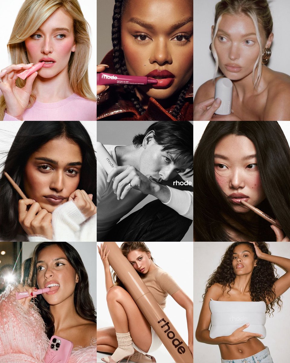 the way this girl knows how to choose iconic faces for her brand's campaigns. love it.