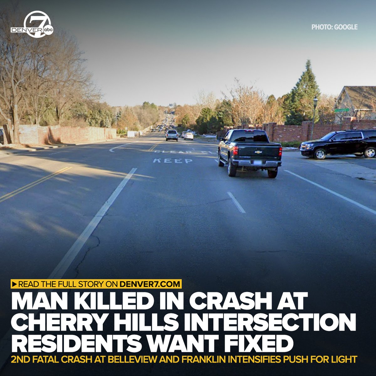 A man was killed Monday morning in a two-vehicle crash at a Cherry ...
