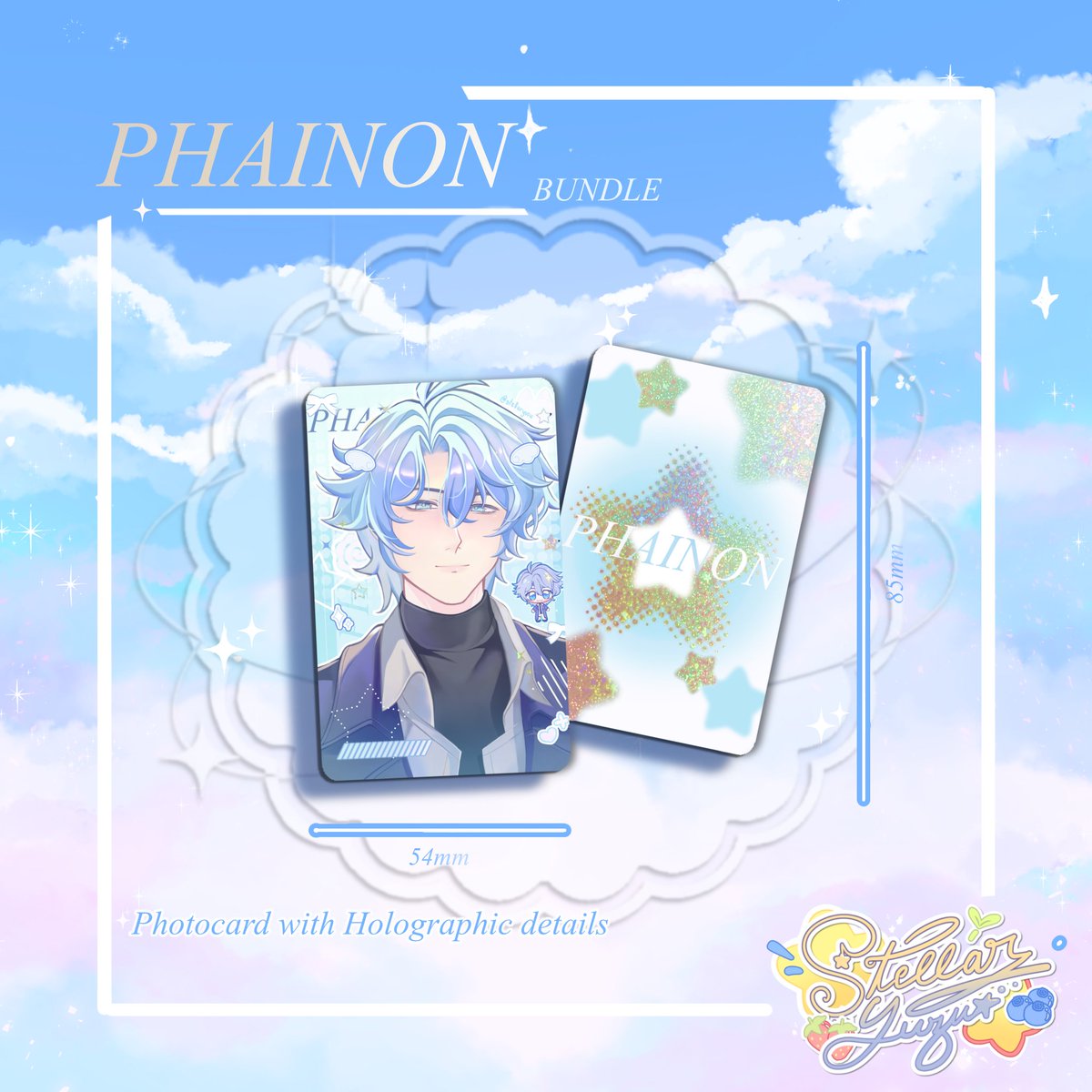 stellaryuzu's tweet photo. Since this got so much traction here's my new Phainon merch bundle! https://t.co/2nWhqAH1sk