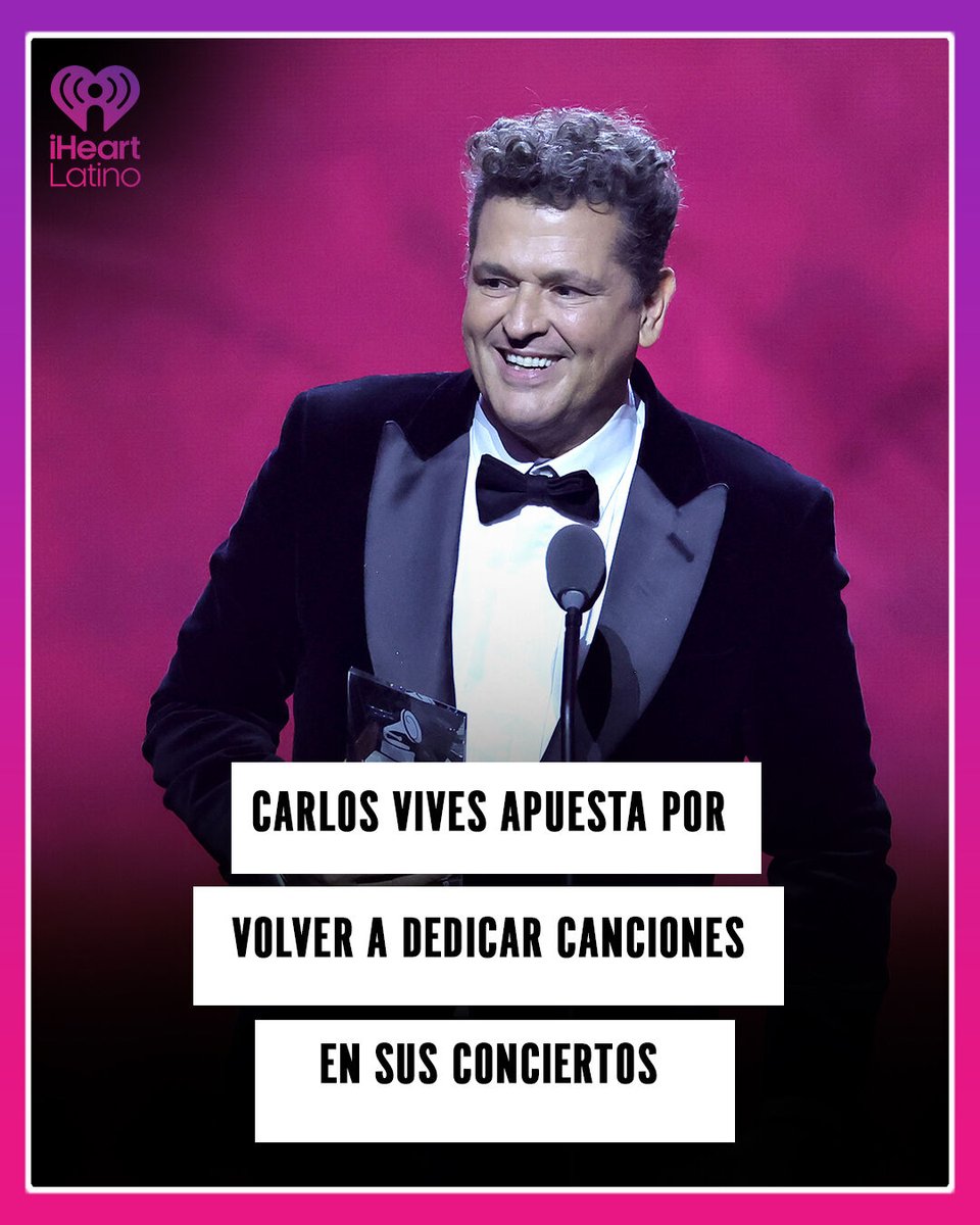 Carlos Vives anunció que retomará la tradición de dedicar canciones en vivo a miembros de su audiencia durante sus presentaciones, con el fin de fortalecer la conexión emocional con sus seguidores.
