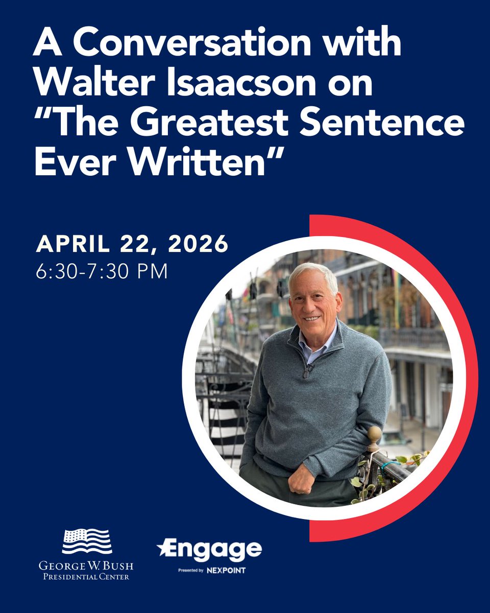 George W. Bush Presidential Center tweet media