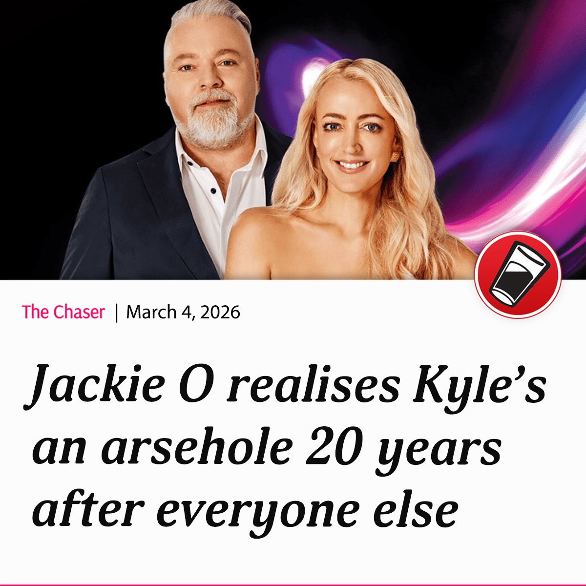 The Chaser tweet media