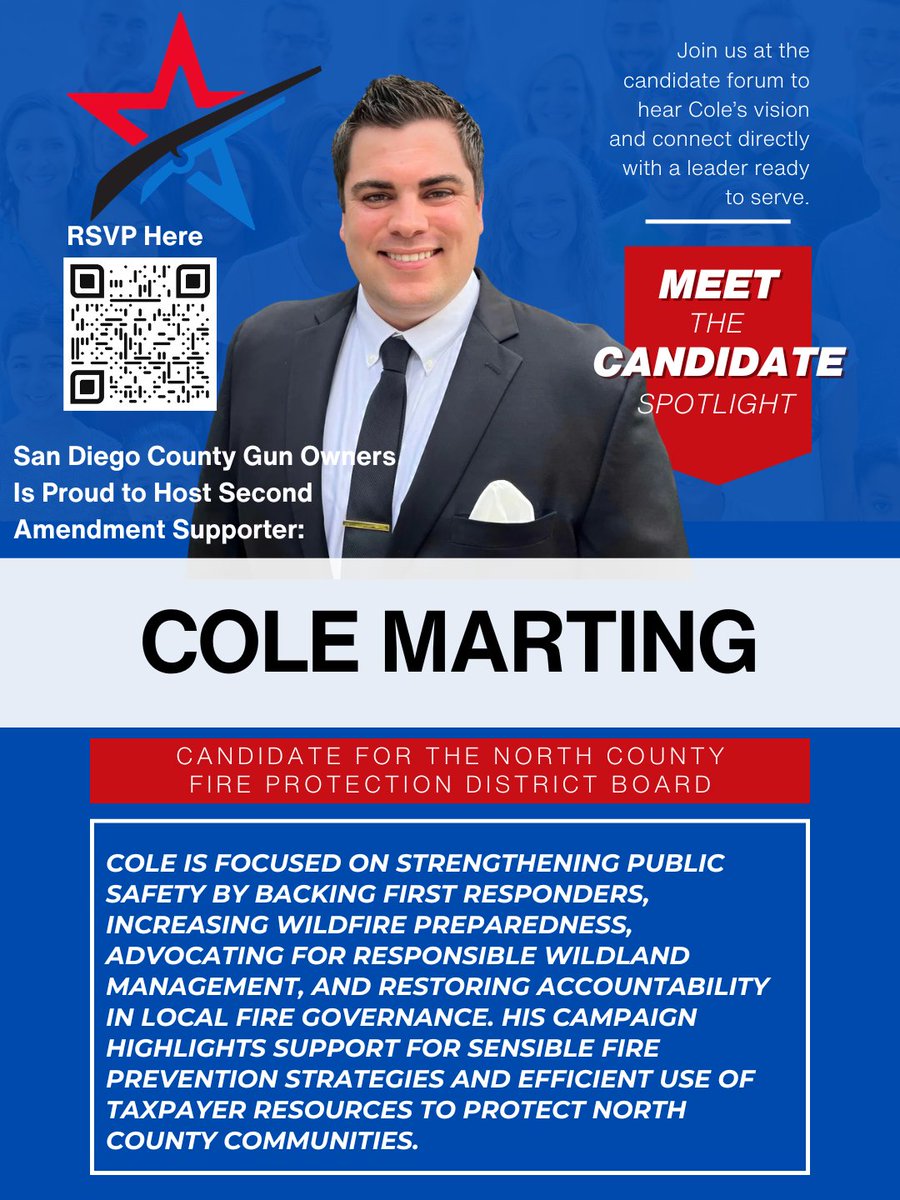 Join us at Meet the Candidate on March 12th! RSVP before it's sold out!
