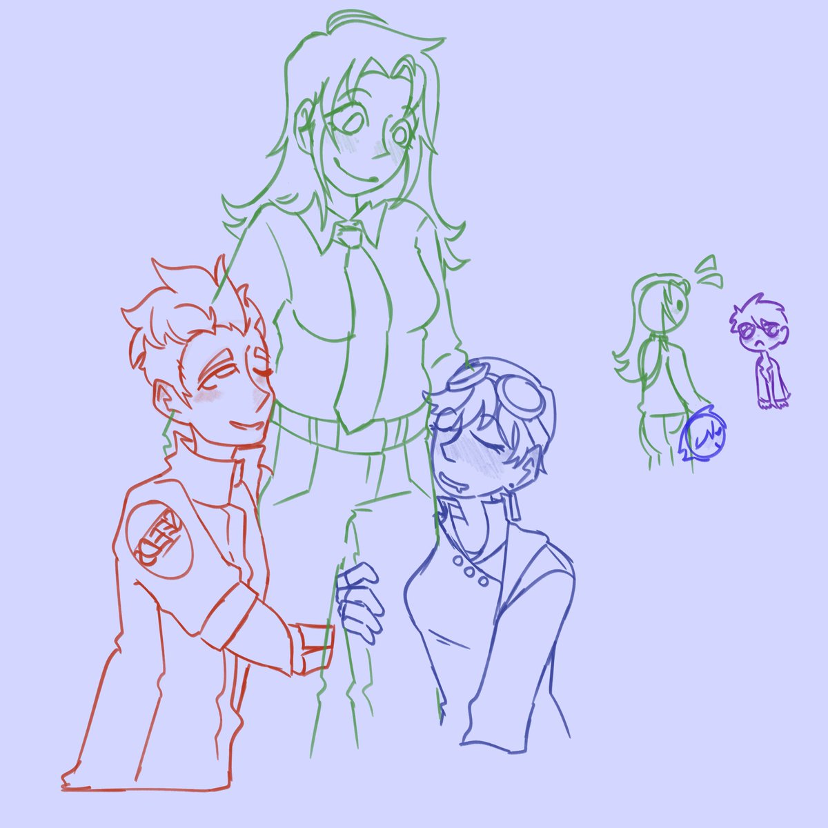 meowyrnn's tweet photo. Self indulgent trigun doodles!!!!

#vashwood and some #polygun. Oh and my yumeship, but ignore that https://t.co/m4wfSBycal