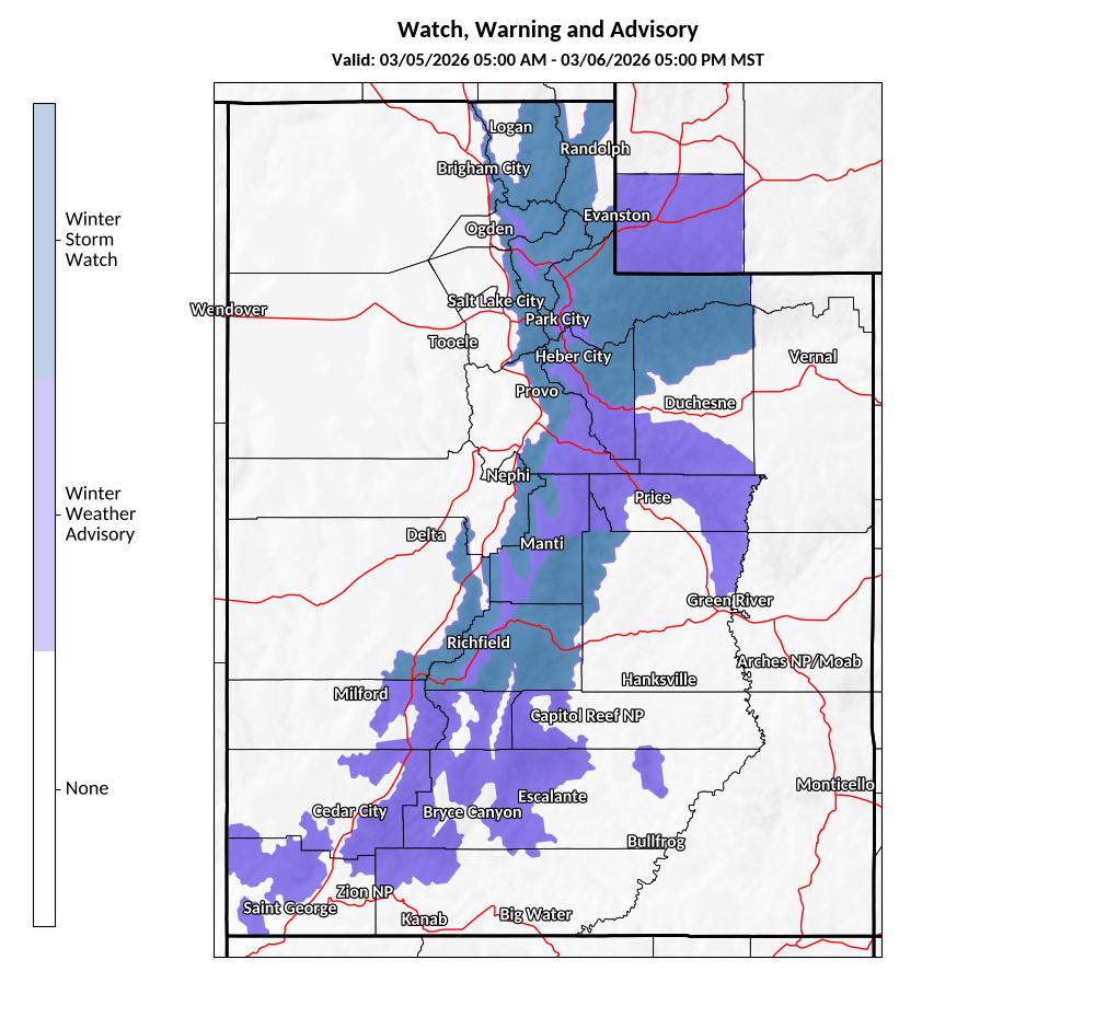 A cold storm will bring significant snow to the mountains early Thursday through Friday with some light accumulations likely for at least some valleys as well. How much? Here's our latest probabilistic data as well as our current suite of watches and advisories. #utwx #wywx