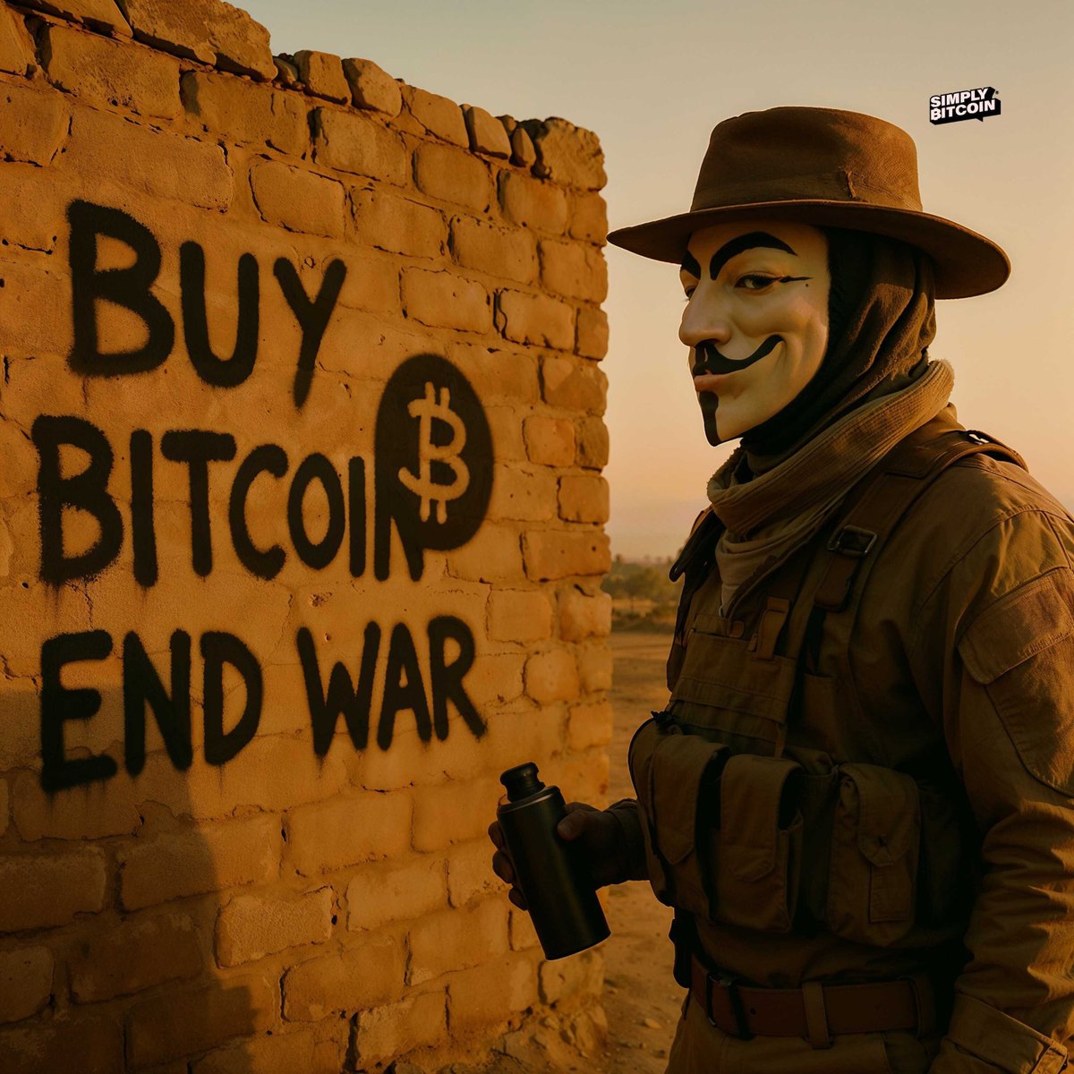 Buy Bitcoin, End War.