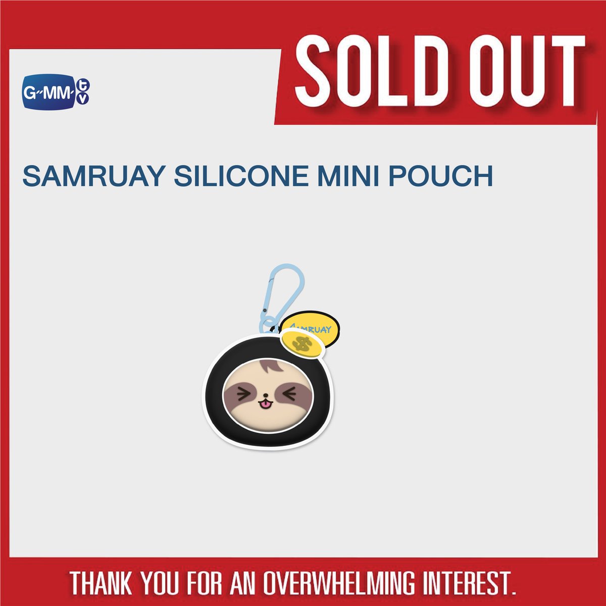 SOLD OUT! 🎉

🙏🏻 Thank you for an overwhelming interest in SAMRUAY SILICONE MINI POUCH.

#SAMRUAY
#GMMTV