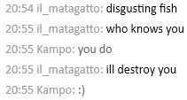 Arena is so far behind, I like how mtgo let's me experience being insulted in very different languages. 

I non-ironically love whenever salty opponents start sending private messages after the game to continue their tantrum. Thank you, il_matagatto!