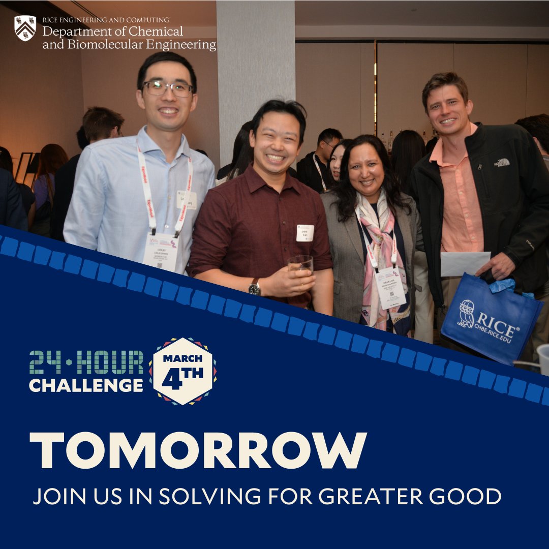 Rice U. Chemical & Biomolecular Engineering tweet media