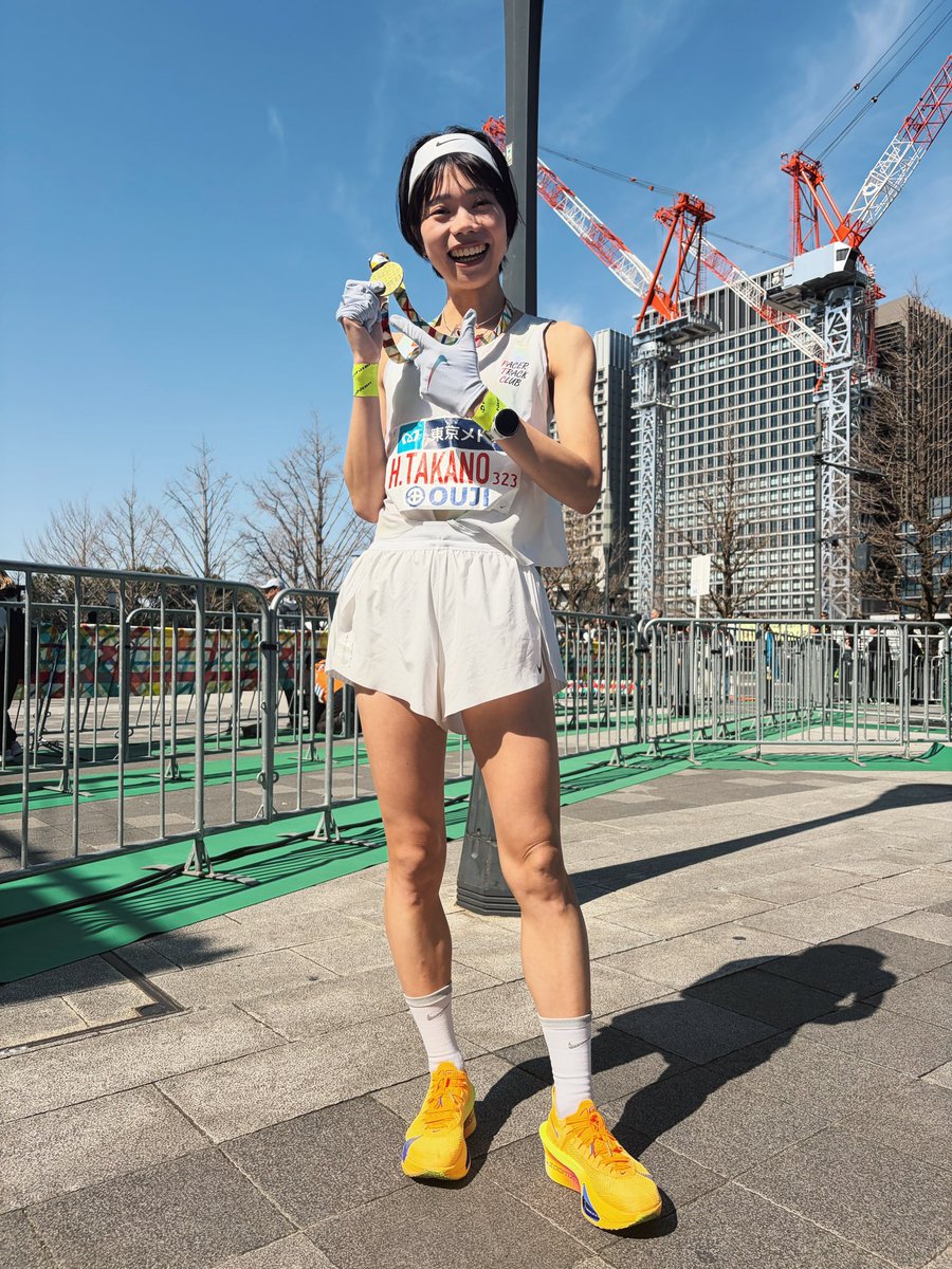 ha__run__na's tweet photo. #東京マラソン2026
🎖️2:42:28
垂れてしまったけど、30km以降は全力で楽しめた☺️🪽

4週連続フルマラソンの1戦目は無事に終了🏃🏻‍♀️ https://t.co/MldekIyIre