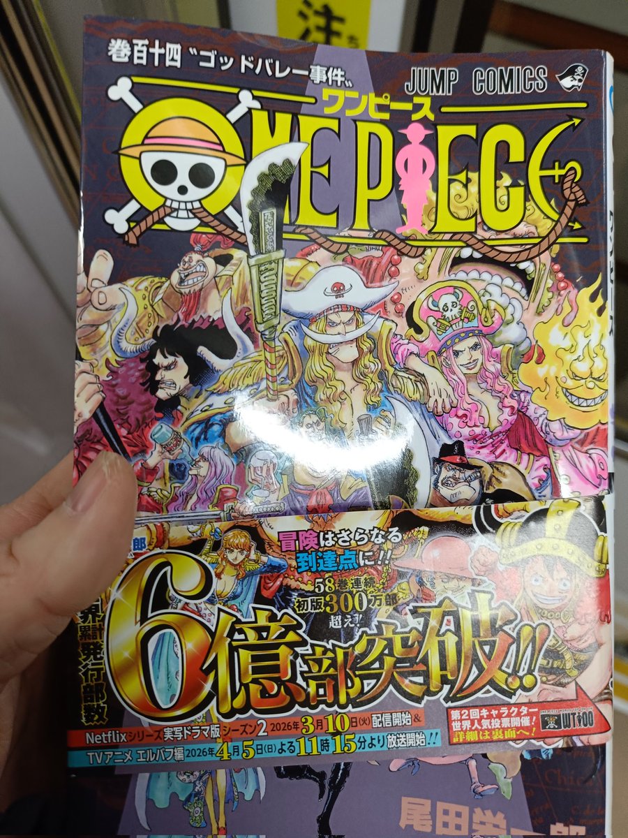ワンピースの新刊読み終わった。過去編が面白すぎる！