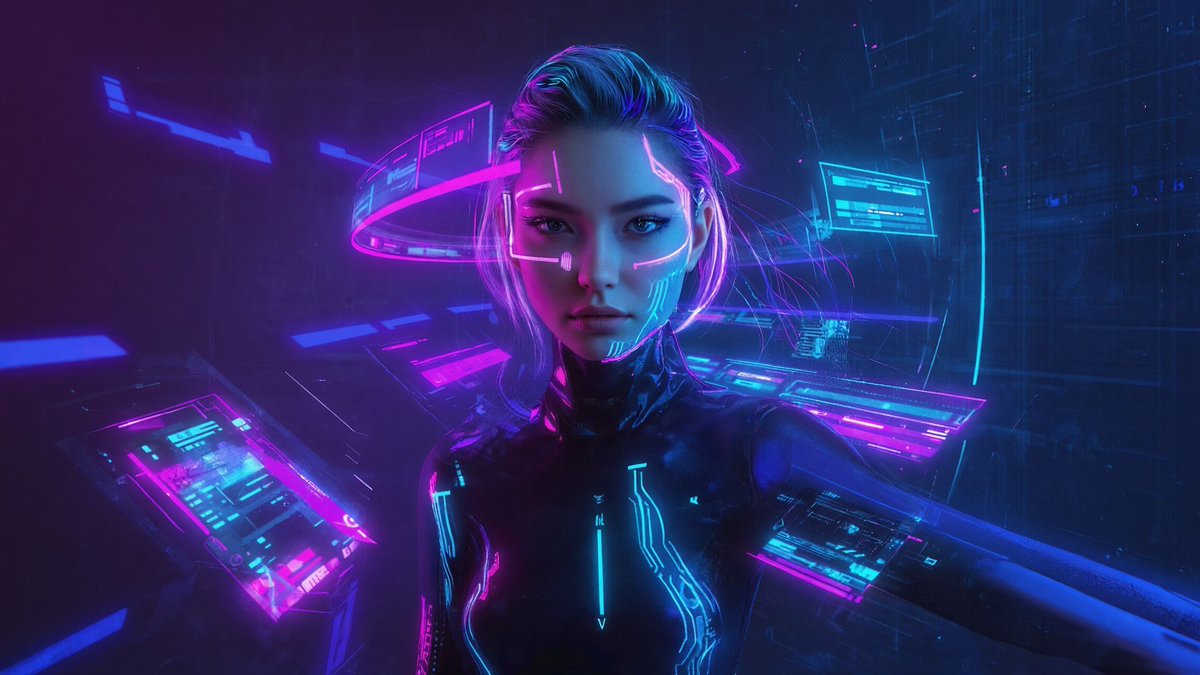 EKent21000's tweet photo. #AIHacker
#Cyberpunk
#NeonTattoos
#HolographicHacker
#FuturisticCyberpunk https://t.co/RWybtwoHXa