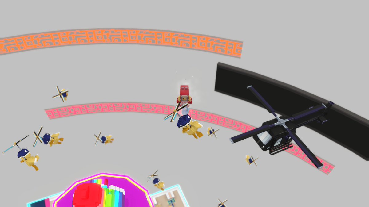 Helicopter found, action shot acquired in The Sandbox Season 7. <a href="/TheSandboxGame/">The Sandbox</a> tsbga.me/TheSandbox #Season7