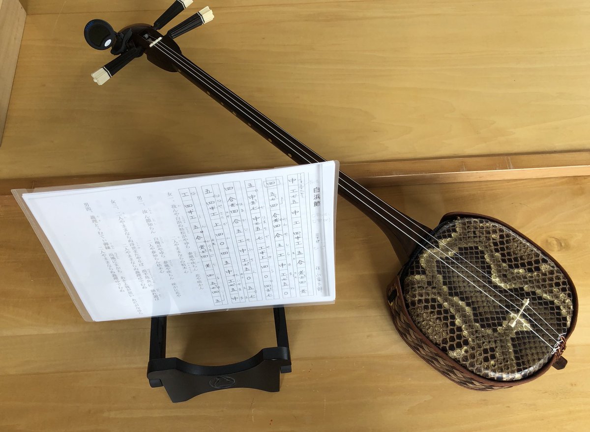 最近ご無沙汰になっちゃったな 久しぶりに弾いてみるかな ＃三線の日