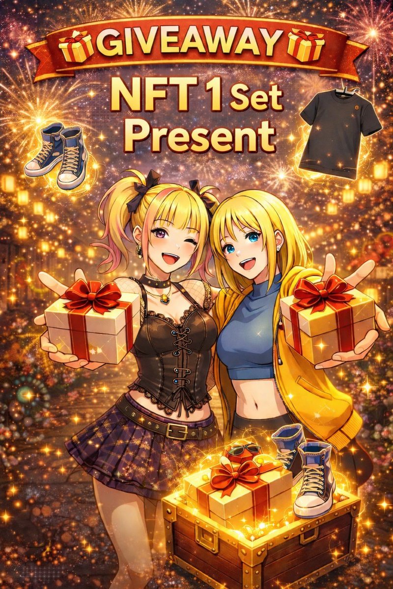 #heal3 #誘って歩いてギバ
⭐️F〜Aランク限定！⭐️
誘って、歩いて、NFT1セット👕👖👟✨
GiveAway🎁

当選者にはオリジナルNFT1セット(common)をプレゼント✨

要件
①3月の招待マップで1人以上招待
②3月8日(日)24時までに8マップクリア

上記２つのうち、１つ達成を1口として
抽選対象です。