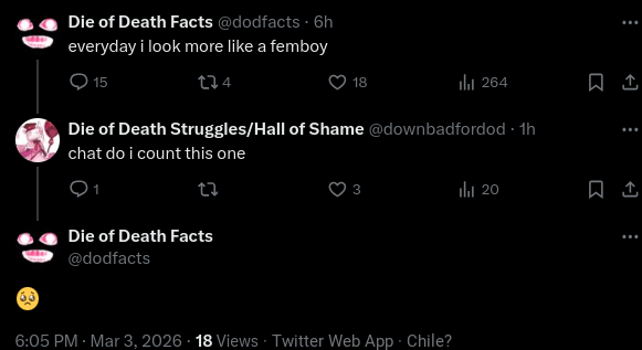 Die of Death Struggles/Hall of Shame tweet media