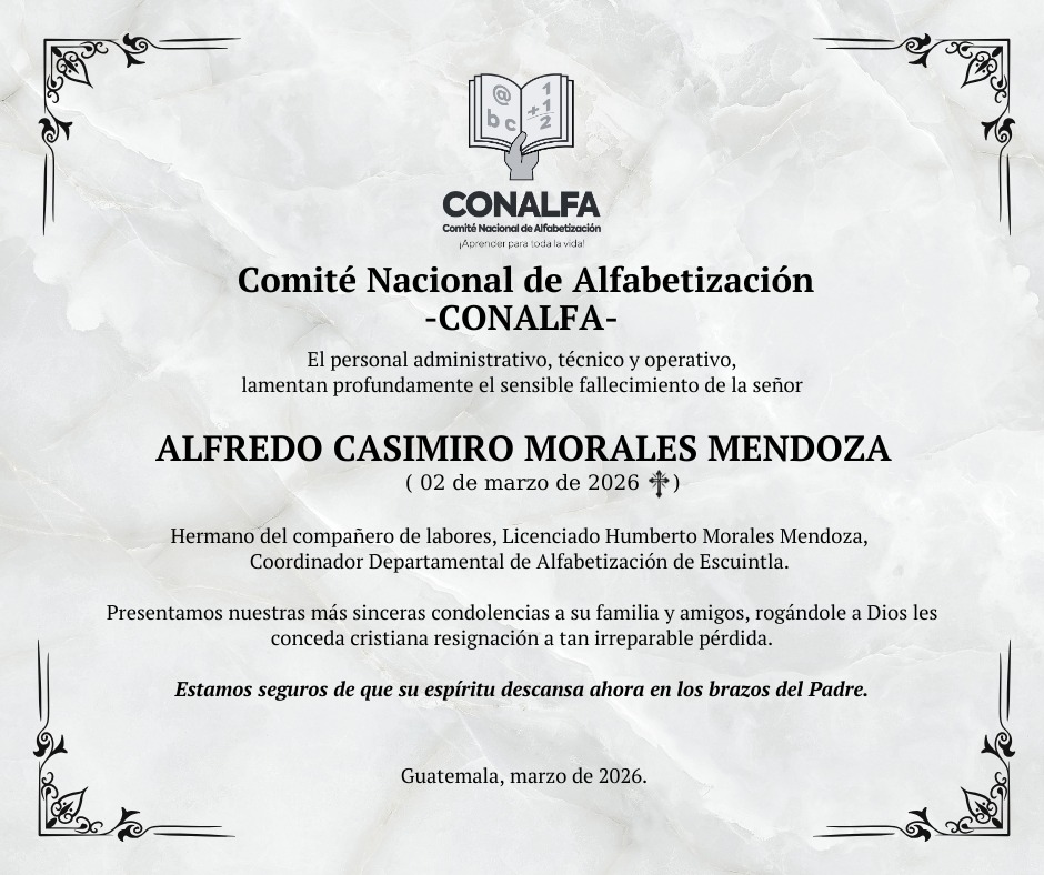 #AprenderParaTodaLaVida
#CONALFASomosTodos 
#Yo💙CONALFA 
#AlfabetizacionRumboAl2032
#FamiliaCONALFA
#CambiandoVidas
#Proceso2026CONALFA