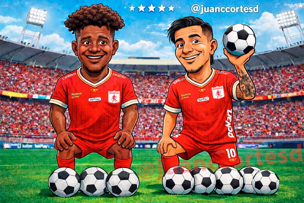 La dupla Yeison Guzmán y Daniel Valencia completan 9 de los 14 goles que tiene el rojo por liga.

La distribución es así:

6️⃣Yeison Guzmán 
3️⃣Daniel Valencia 
1️⃣Rafael Carrascal 
1️⃣Mateo Castillo
1️⃣Joel Romero
1️⃣Tilman Palacios 
1️⃣Dylan Borrero

¡Refuerzos!