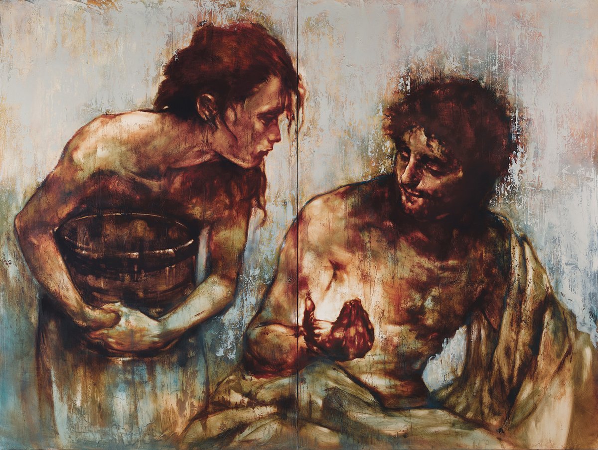 therightdirt's tweet photo. This Painting by Br Emmaus O'Herlihy from Glenstal Abbey is used with permission. It is entitled, De Profundis - Out of the Depths I cry to you. It helps us open up the gospel to which it refers in our podcast Soul-filled Echoes - https://t.co/hnfY3qnPm6
#Spirituality #prayer https://t.co/zMYYXmz1xZ