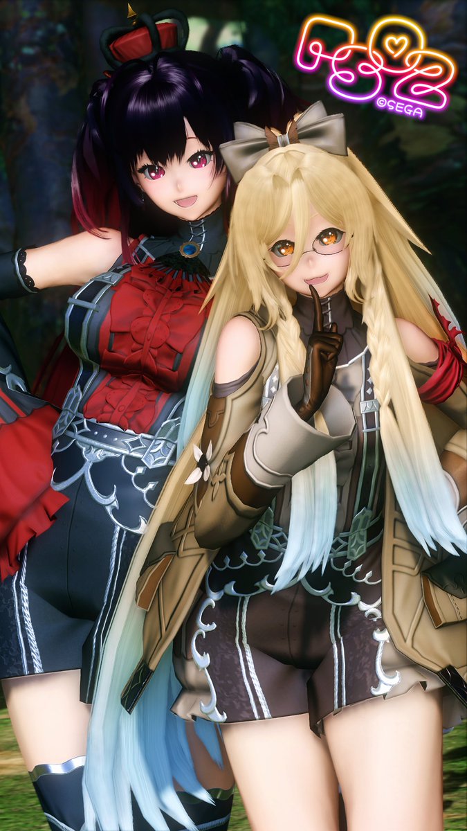 おはようございます〜(*´▽`*)ﾉ
パンタリベラコーデのツーショット。

SSの子達含め何名か久々に4鯖に移動しました〜

#PSO2NGS_SS
#メンテの日なのでssを貼る
#ma7ロゴ