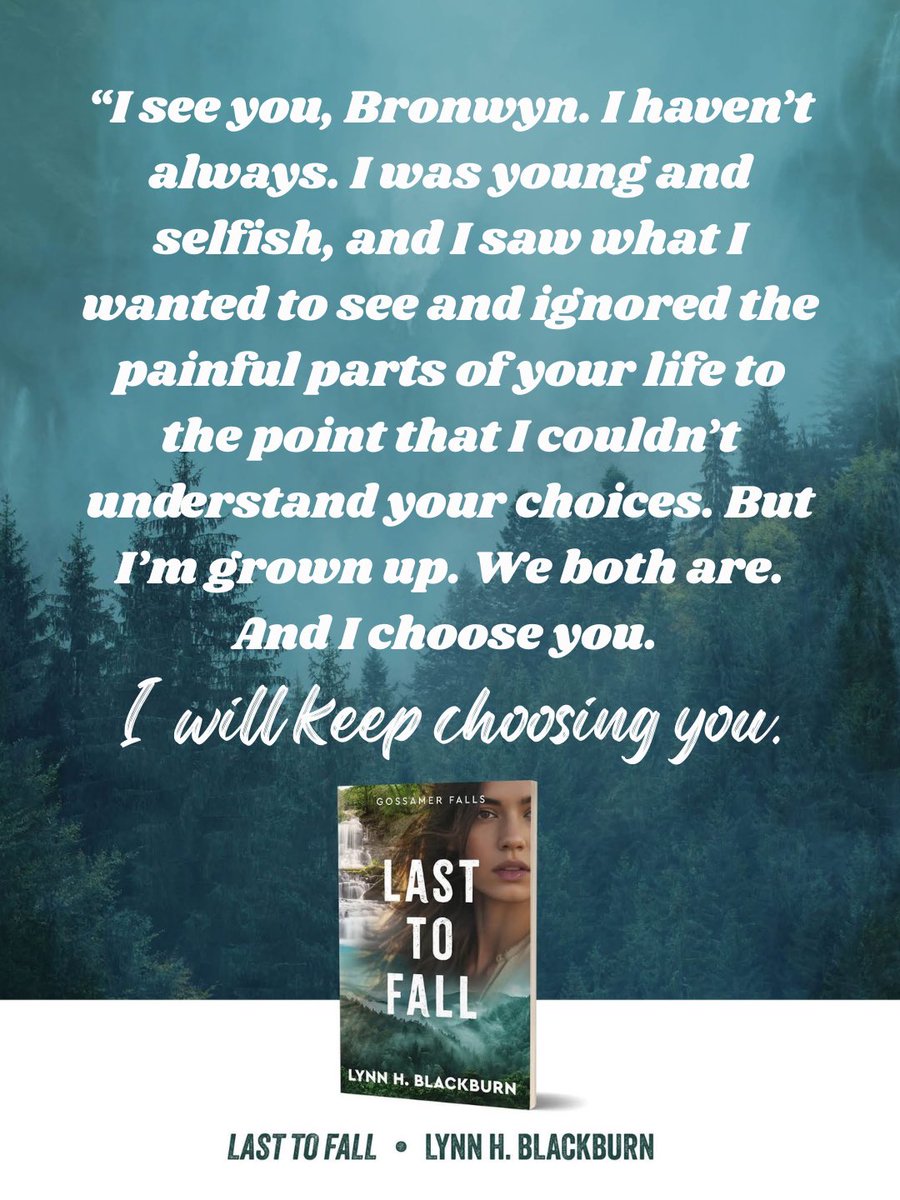 Melissasbooks1's tweet photo. Loved this stunning conclusion to a fabulous series! https://t.co/20BEH7k1mg Now available here: https://t.co/1ZoXifMgmV #lasttofall #bronwynandmo #gossamerfalls #lynnhblackburn #BookReview #RomanticSuspense #NewBook #favoriteseries #revellfiction #mustreadbooks #BookX #bookrec https://t.co/I0RjD15skf