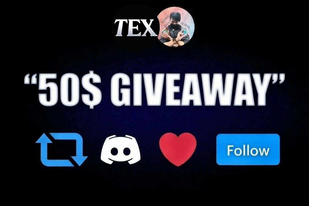 🚨$50 $USDT GIVEAWAY🚨

To Enter:
✅Follow <a href="/ScrapyCoCoTV/">ScrapyCoCoTV🧲💰</a> and <a href="/TexasLegendKick/">Texas Legend</a>
✅RETWEET
✅ Join DISCORD discord.com/invite/tonyedi…] ( SHOW PROOF)
✅Tag a friend

🚨Winner in 4 days
Good luck, and Godbless Everyone 🥂