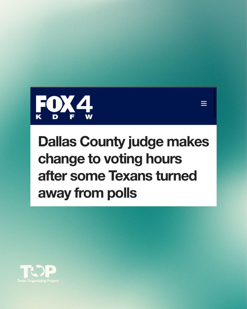 Texas Organizing Project tweet media