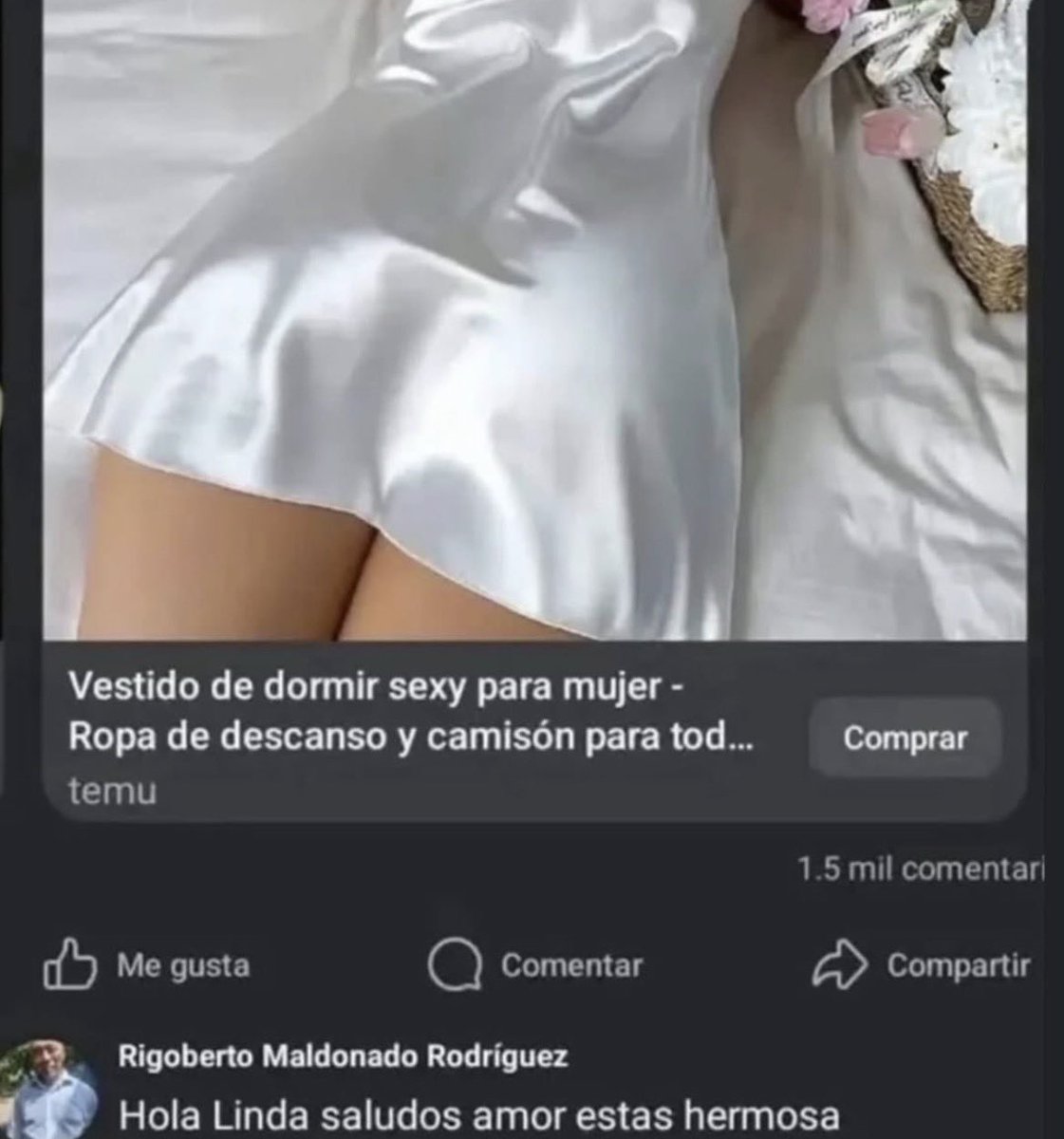 Hola linda saludos estas hermosa