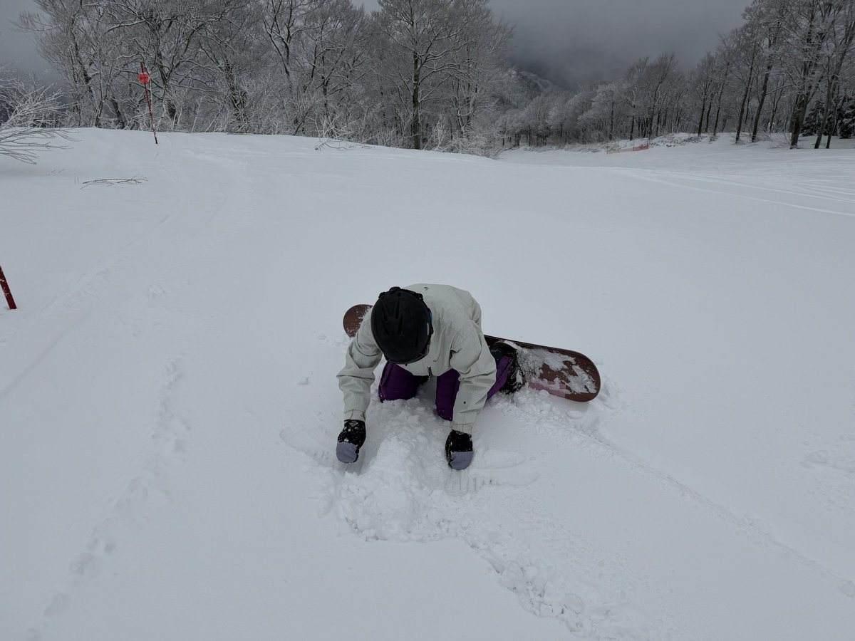 まさかの！！
薄、パウダー！！