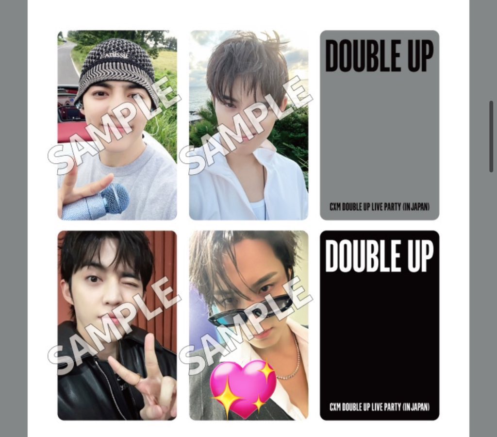 seventeen セブチ cxm double up ギュチョル 愛知 千葉 会場限定
