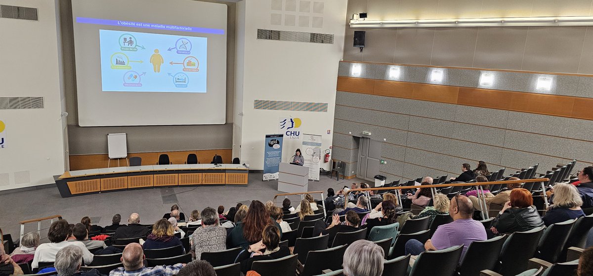 PreciDIABCenter's tweet image. 📸 Hier à l’Institut Gernez Rieux : plus de 150 patients et chercheurs réunis pour échanger autour de l’#obésité.🤝
👏 Merci aux intervenants et aux participants : votre engagement fait progresser la #recherche et place le #patient au cœur de la #médecine de demain.
#JMO2026