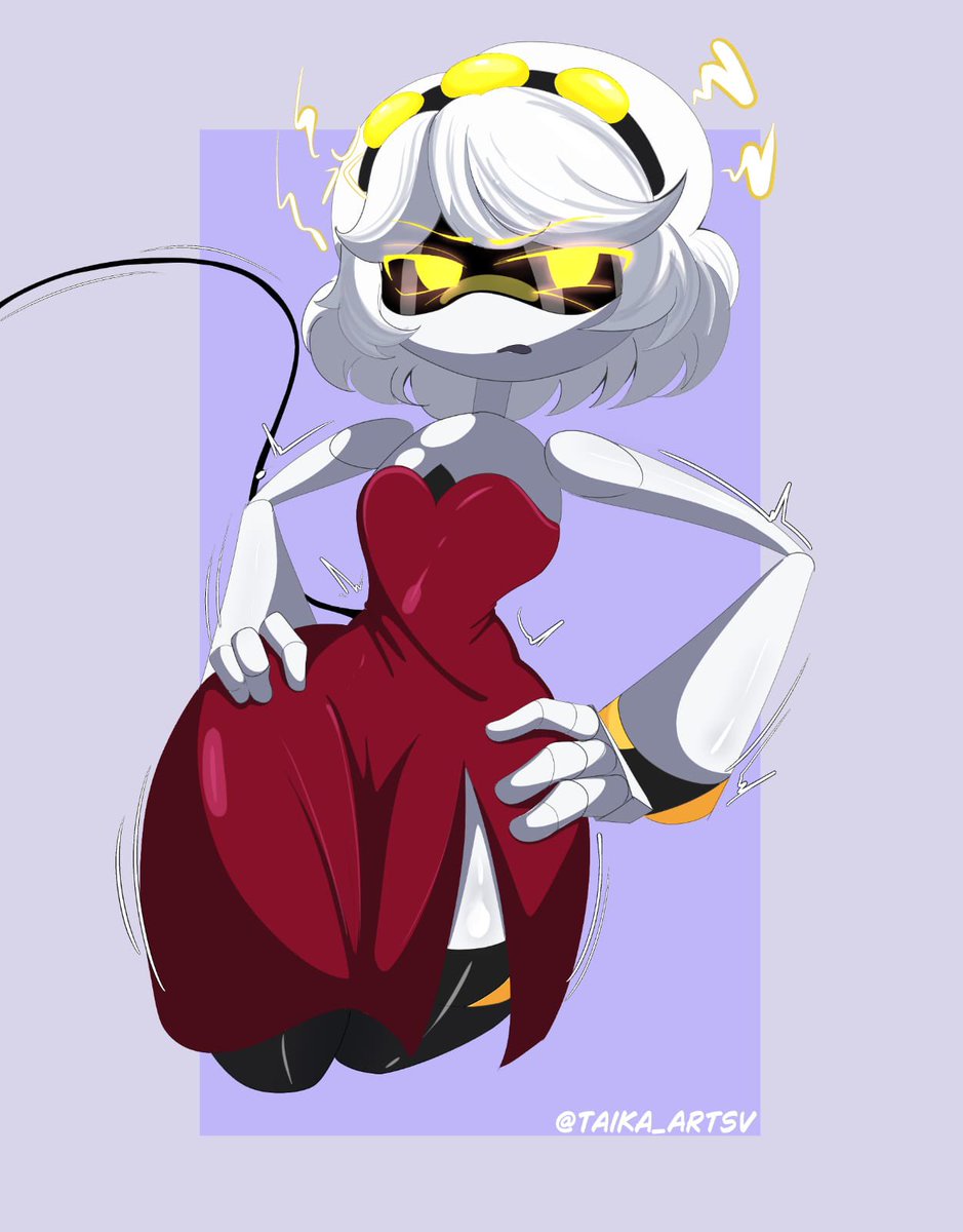 Posting V daily day 161💛🖤
Artist:<a href="/taika_artsV/">Taika Comms Closed</a> 
#murderdrones