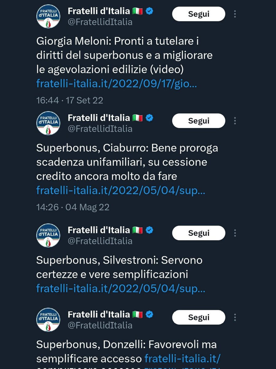 <a href="/FratellidItalia/">Fratelli d'Italia 🇮🇹</a> Perdincibacco! Ma siete voi?