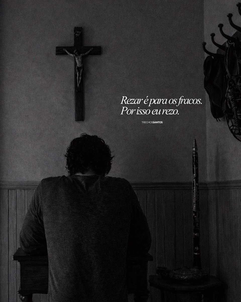 trechossantos_'s tweet photo. São Paulo já dizia: “Quando sou fraco, então é que sou forte.” Porque a oração não é fuga, é confiança. Não é covardia, é abandono filial. Quem reza admite: “Eu não dou conta sozinho.”

Rezar é ato de humildade. E a humildade é a porta por onde Deus derrama Sua força. 🙏🏼 https://t.co/cH5O6GkIAz