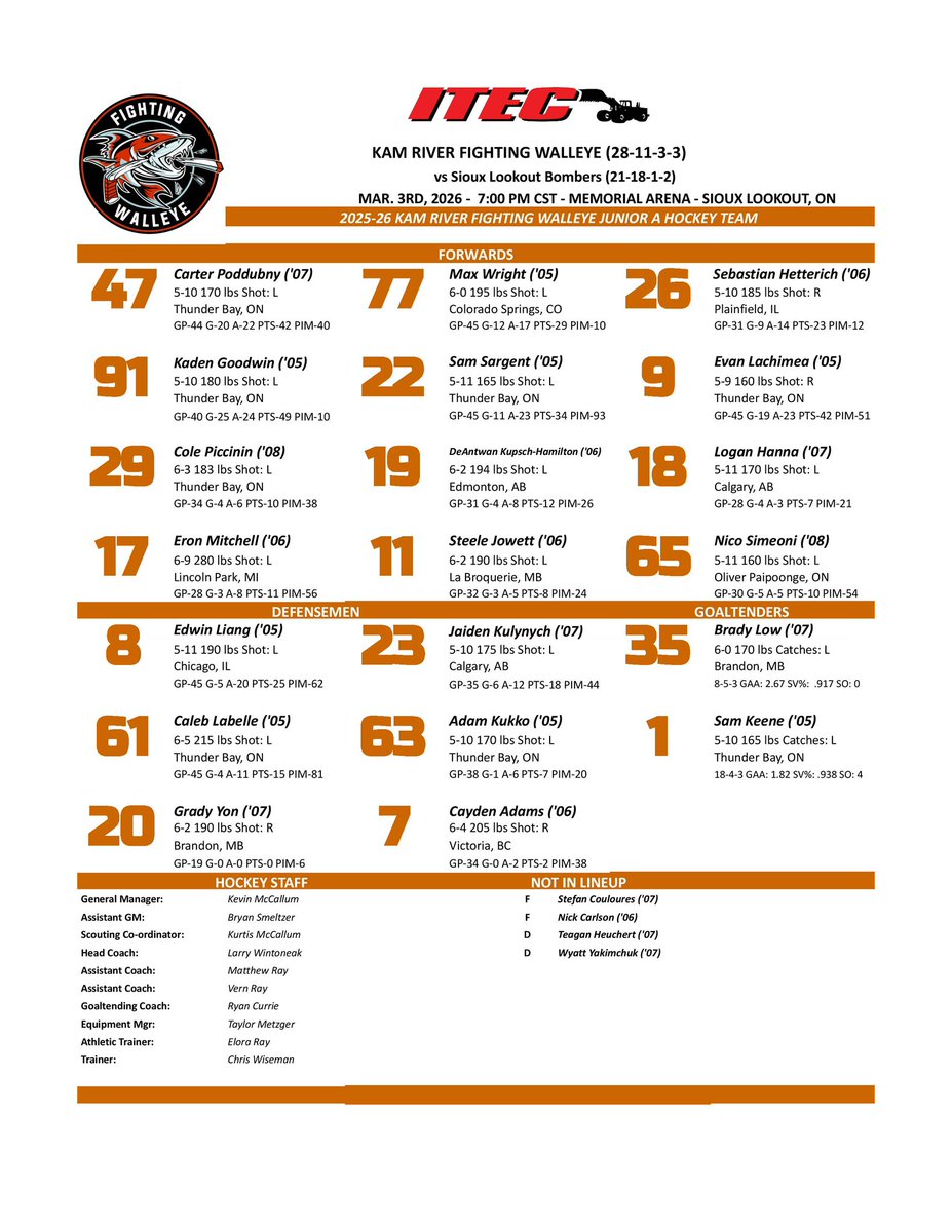 Kam River Fighting Walleye tweet media