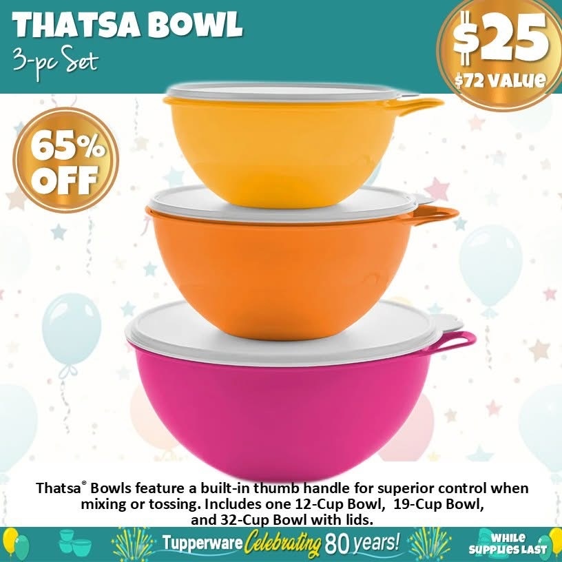 MB_TupParties's tweet photo. Big savings on everyday kitchen favorites ✨ 

Essentials are on sale — the perfect time for storage refresh!

Don’t miss your chance to refresh your storage without the premium price tag.

Shop before they’re gone:
https://t.co/SYfYnMWkI7

#Tupperware #KitchenEssentials #OnSale https://t.co/cdXypnYE7X