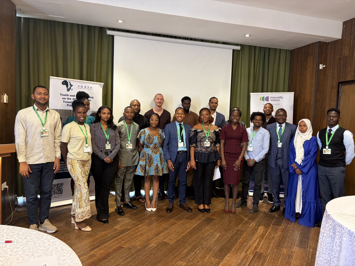SellouJr's tweet photo. I was in Addis Ababa on invitation of #YORJA &amp; @ImpunityWatch for the Youth-Friendly #AUTJP training. Having coordinated the TRRC summary in The Gambia, this mission continues. Developed action plans with youth leaders. Now taking strategies home.
#TransitionalJustice #AUTJP https://t.co/ViN8RZYo1k