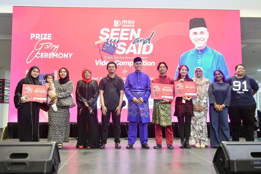 MohdShukriYajid's tweet photo. Congratulations to the winners of “Seen &amp; Said”, the flagship collaboration of Media &amp; Strategic Comm, @MsumalaysiaS &amp; @FINASMalaysia. Meaningful storytelling reflects @MSUmalaysia 2G Culture of Giving &amp; Grateful. #RamadanRecharge #RamadanVibes #MSUihyaramadan2026 #MSUseen_said https://t.co/eU6Tz2lGXi