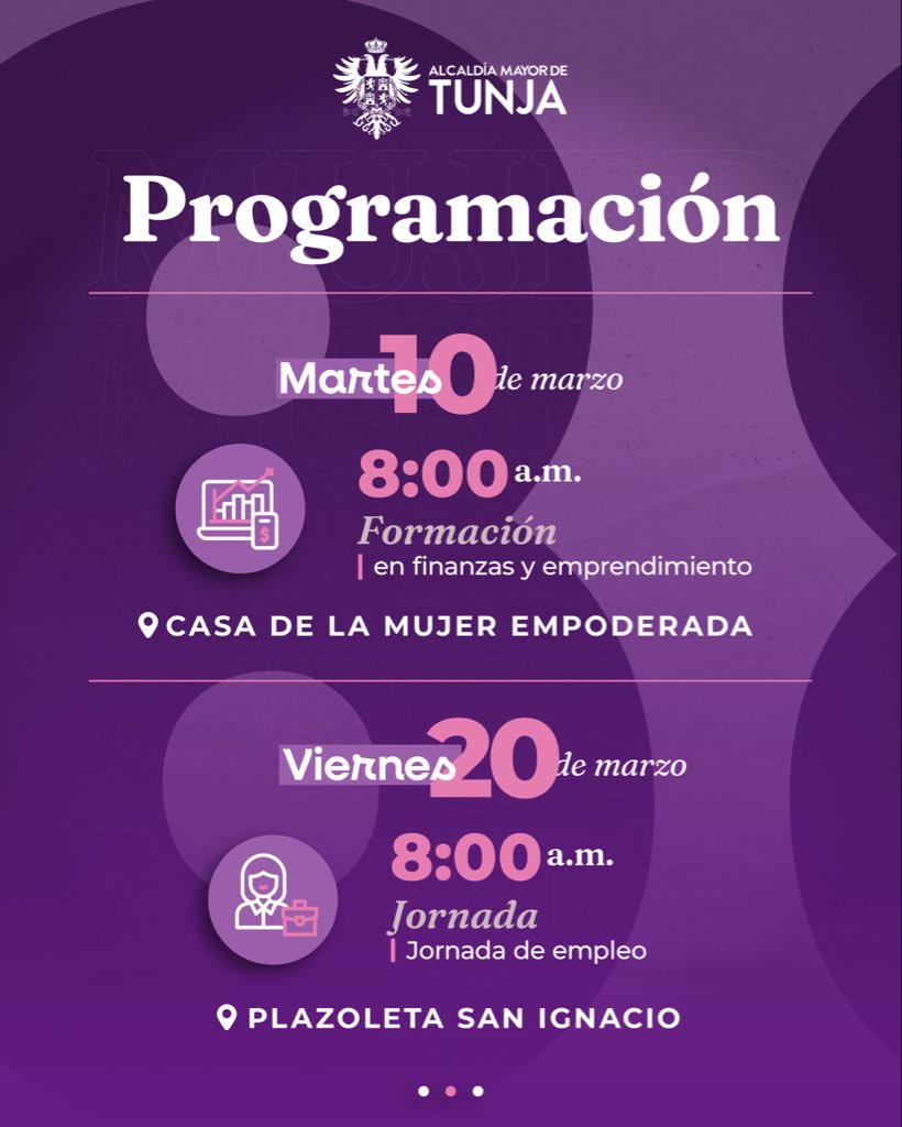 SecMujer, Equidad de Género e Inclusión Social. tweet media