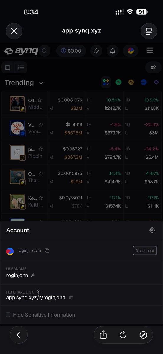 roginnnn's tweet photo. @boru_crypto @SynqXYZ Username: roginjohn
Thank you Boru 🫡
#Synq #TradingPlatform #Onchain https://t.co/ken7kuqZNd