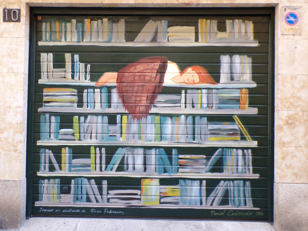 De Daniel Codocedo, inspirado en una ilustración de Leticia Ruifernández, en la Calle La Latina.
¡Bellísimo!.