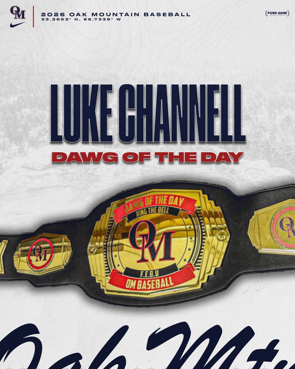 OMHS_Baseball's tweet photo. W for the good guys 🦅

#DOTD goes to Luke Channell with two 2Bs, 2 RBIs and 2 runs scored.

#GOOM | #FEBU | #RTB https://t.co/yFQSKwzQft
