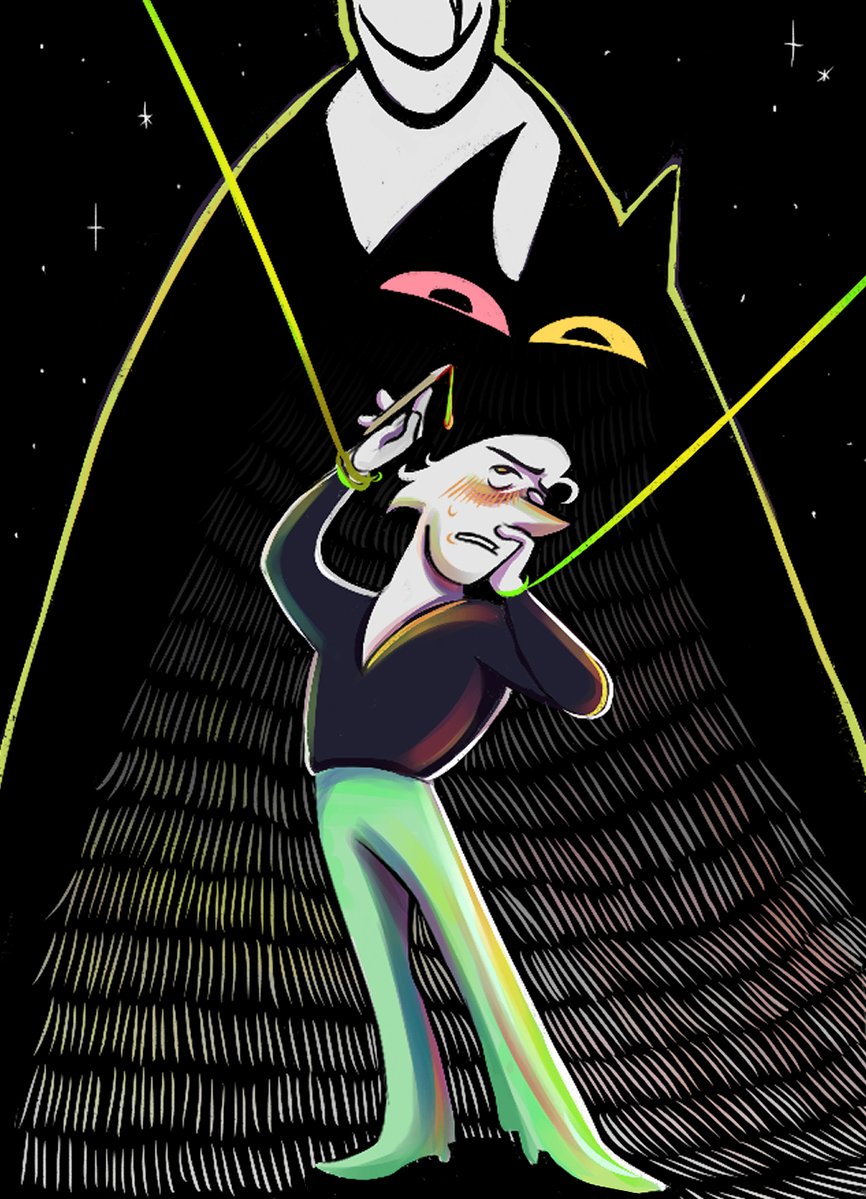 from magma, i think this is the second time i've drawn Spamton as an addison