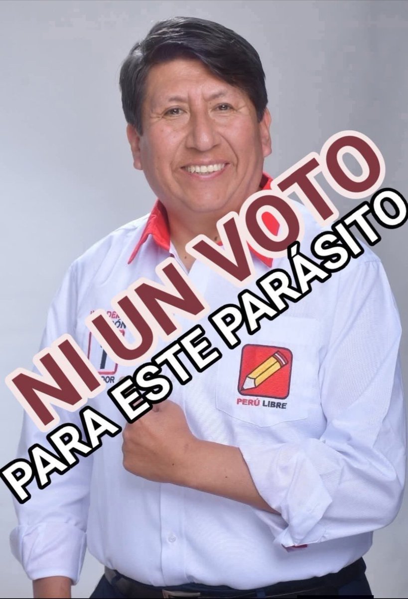 Gente, El 12 de Abril ni un voto para 
Este Sujeto. Así que Ya Lo Saben!!

#PorEstosNo2026.