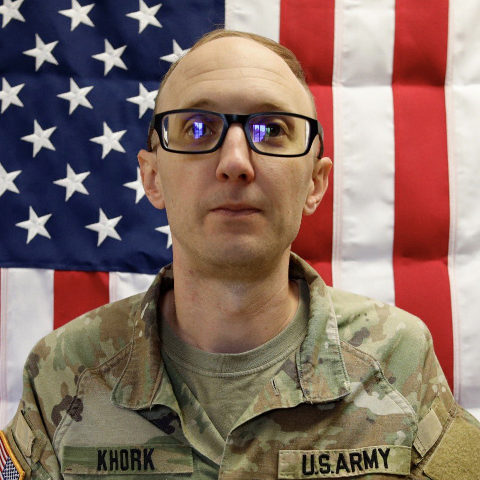 indianaftali's tweet photo. I write this with tears: The Pentagon has released the identity four of the six U.S. Army Reserve soldiers killed in an Iranian drone strike on a command center in Port Shuaiba, Kuwait, during the opening days of the U.S.-Israel campaign against Iran.

Rest in peace to these American heroes:

🇺🇸 Capt. Cody A. Khork, 35, Winter Haven, FL
🇺🇸 Sgt. 1st Class Noah L. Tietjens, 42, Bellevue, NE
🇺🇸 Sgt. 1st Class Nicole M. Amor, 39, White Bear Lake, MN
🇺🇸 Sgt. Declan J. Coady, 20, West Des Moines, IA